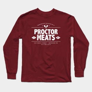 Proctor Meats t-shirt (aged look) Long Sleeve T-Shirt